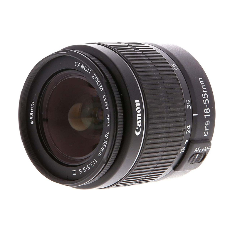  Canon EOS 4000D DSLR Camera w/Canon EF-S 18-55mm F
