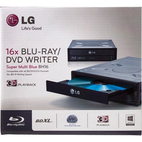 LG DVD Writer External USB 3.0 With Blue Ray BE14NU40