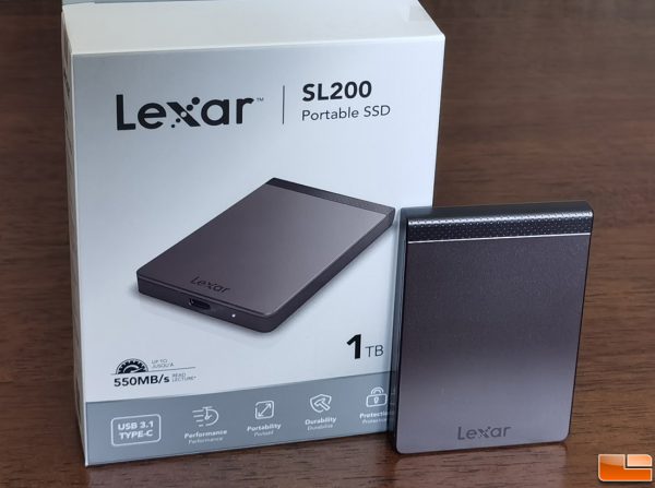 Lexar SL200 Portable SSD Retail Box